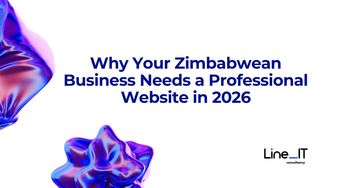 Professional website design for Zimbabwean businesses showing responsive design on multiple devices