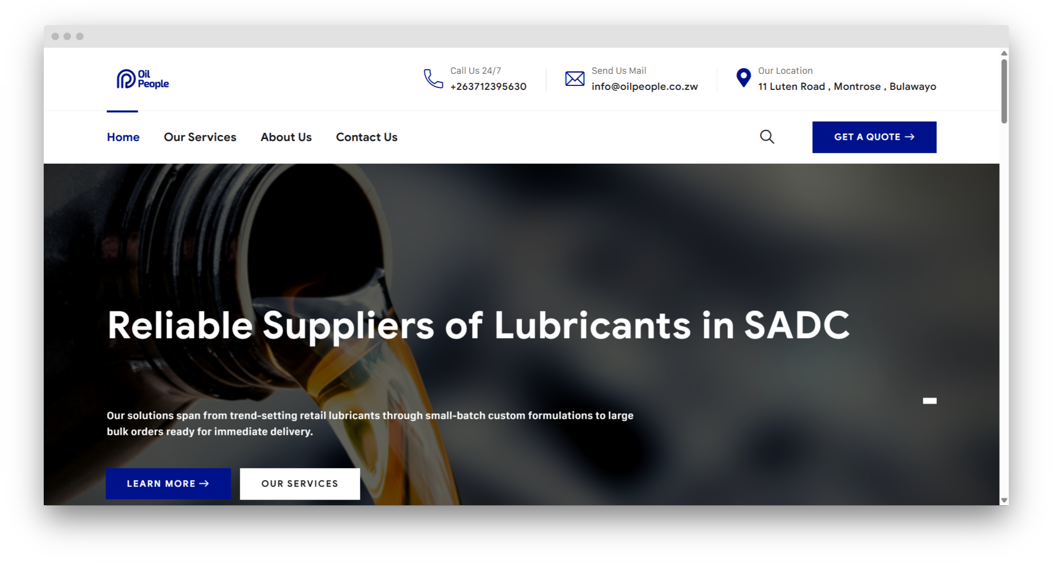 OilPeople Website