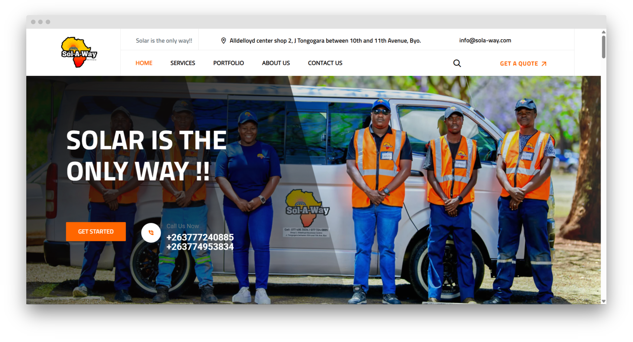 Sol-A-Way Website